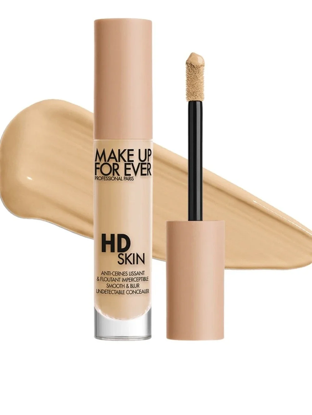 Makeup Forever HD Skin Smooth And Blur Concealer, 2.1(Y) (Biscuit) 4.7 Ml, New